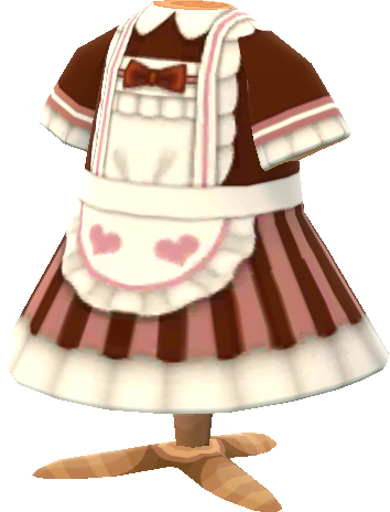牛奶巧克力圍裙洋裝