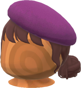 grape-harvest beret wig