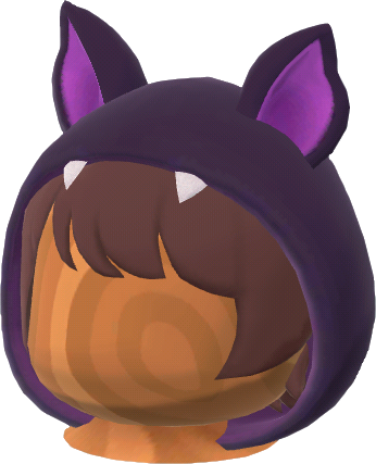 蝙蝠頭罩‧紫色