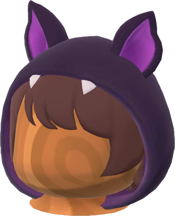 purple bat hood