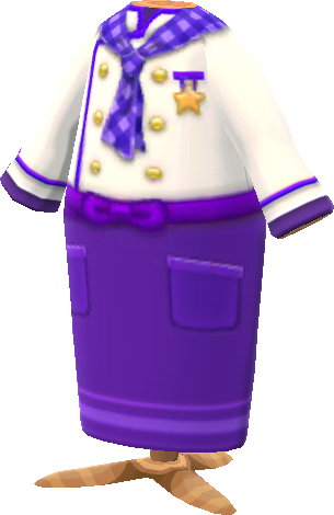 主廚廚師服‧紫色