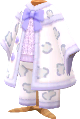 pyjama polaire violet