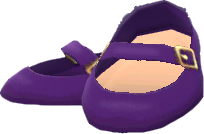 扣帶鞋‧紫色