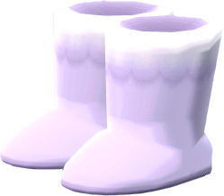 purple snowball boots