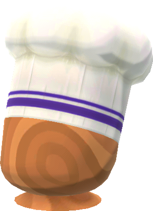 cappello chef riga viola