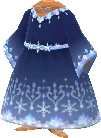 下雪水晶洋裝‧深色