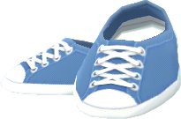 zapatillas bajas azules
