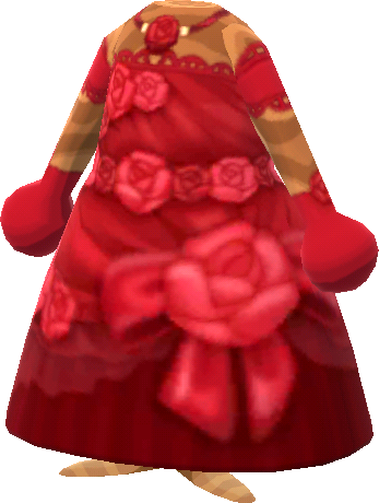 vestido elegante rojo