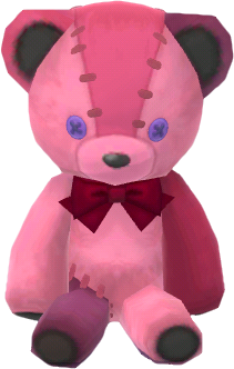 oso pel. maléfico rosa