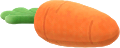 zanahoria de peluche