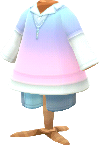 Pullunder-Shorts-Outfit A