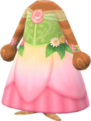 pink flower-fairy dress