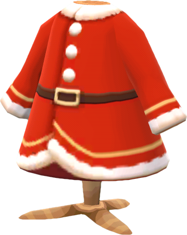 蓬蓬聖誕大衣‧紅色