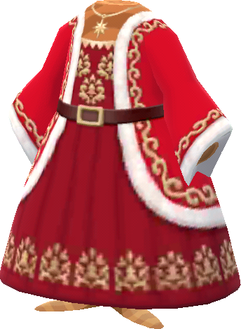 聖誕長洋裝‧紅色