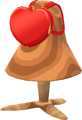 mochila corazón roja