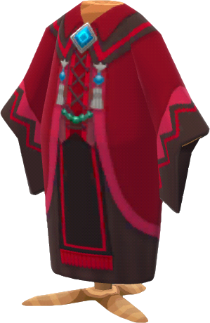 red nocturnal robe