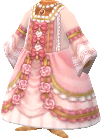 皇室玫瑰洋裝‧粉紅色