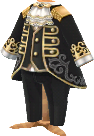 costume royal noir