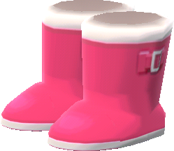 簡約雨鞋‧粉紅色