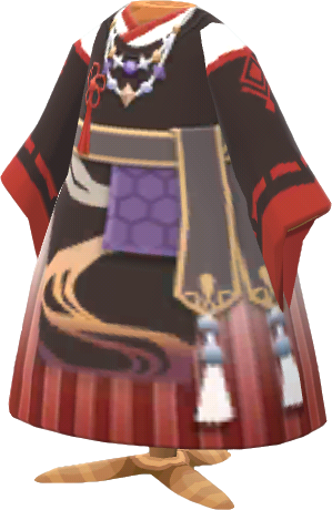 long kimono chic noir