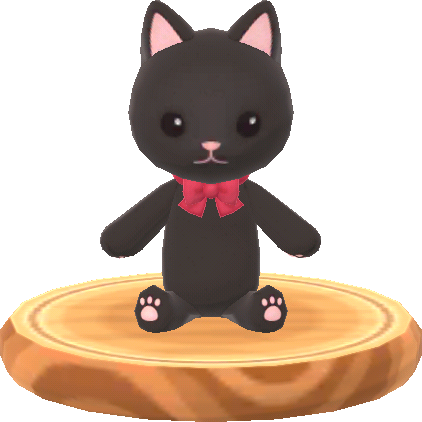 black purrfect plushie