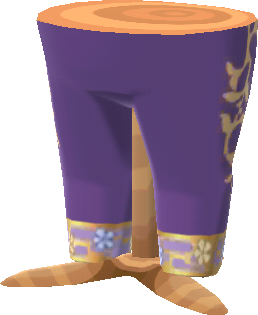 中國風褲子‧紫色
