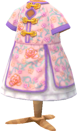 robe traditionnelle rose