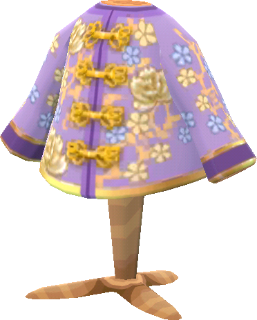 purple traditional coat