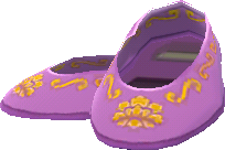 中國風鞋子‧紫色