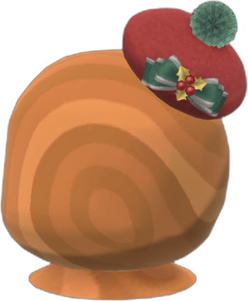 mini red holiday beret