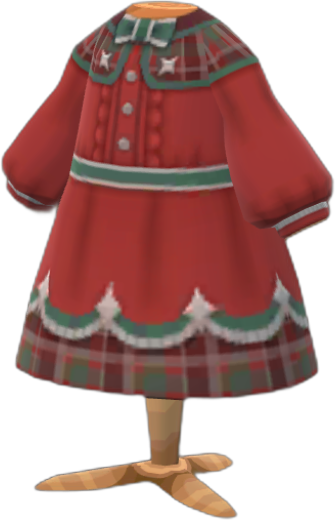 chic red holiday dress