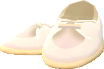 paire de souliers blancs