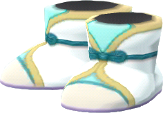 p. scarpe kabuki bianche