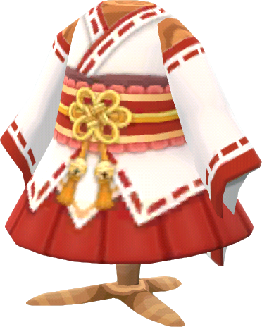 kimono prêtresse blanc