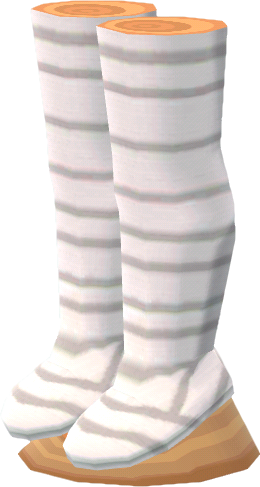 white bandage tights