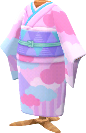 cotton-candy kimono