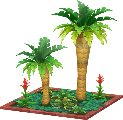 coppia alberi di palma