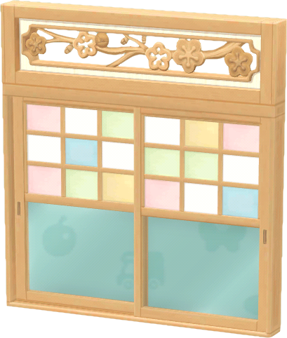 panel ventanas coloridas