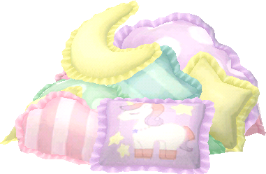 dreamy pastel pillows