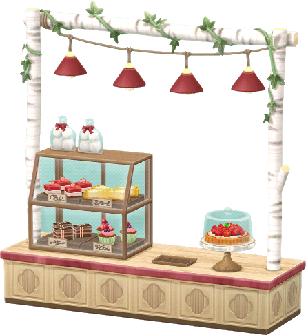 pâtisserie counter