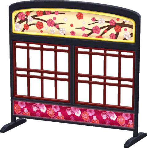 plum-blossom screen