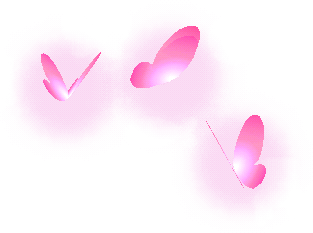 반짝이는 핑크 나비