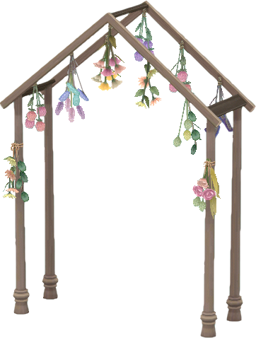 dried-flower arch