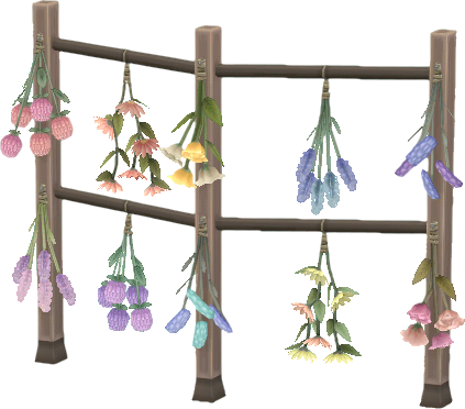 dried-flower screen