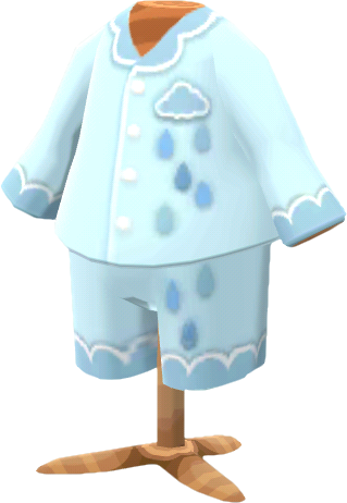 cloudy pajama set