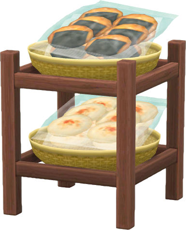 cestas galletas de arroz