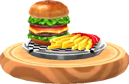 Retro-Imbiss-Burger