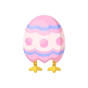 핑크 페인트 달걀