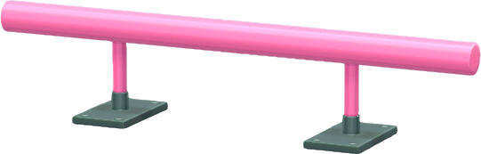 pink grind rail