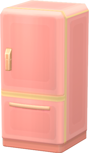 Rosa-Kühlschrank
